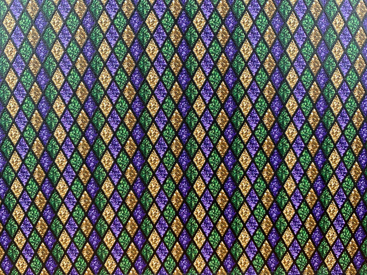 PatternPly® Full Coverage Micro Mardi Gras Diamonds product photo 3