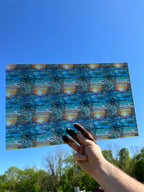 PatternPly® Transparent Beachy Sunrise sheet showing the pattern