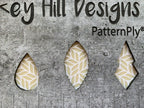 PatternPly® Scattered Leaves WHITE product photo 5