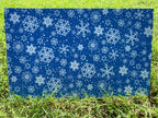 PatternPly® Full Coverage Snowflakes sheet showing the pattern