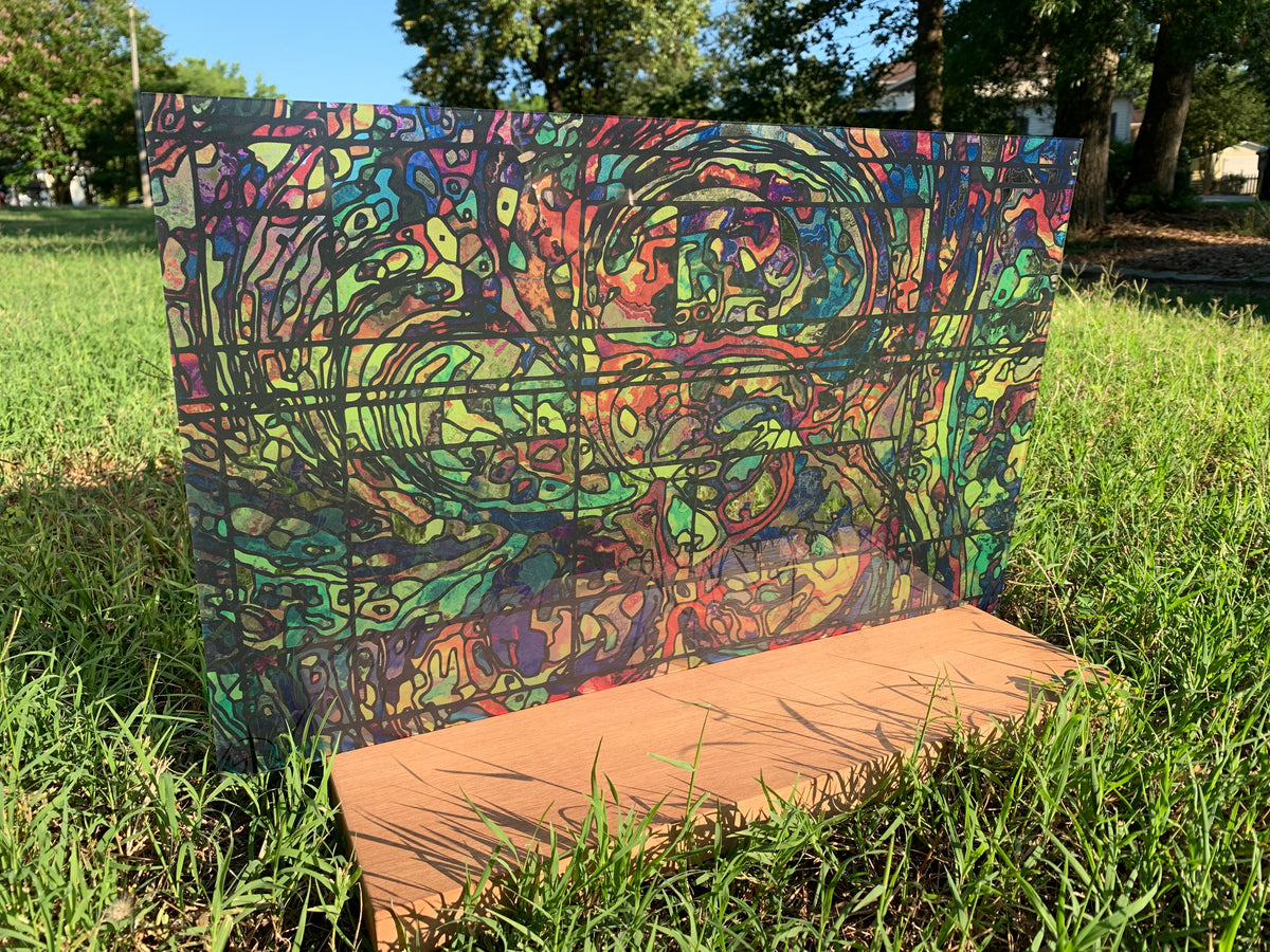 PatternPly® Transparent Mosaic Abstract sheet showing the pattern