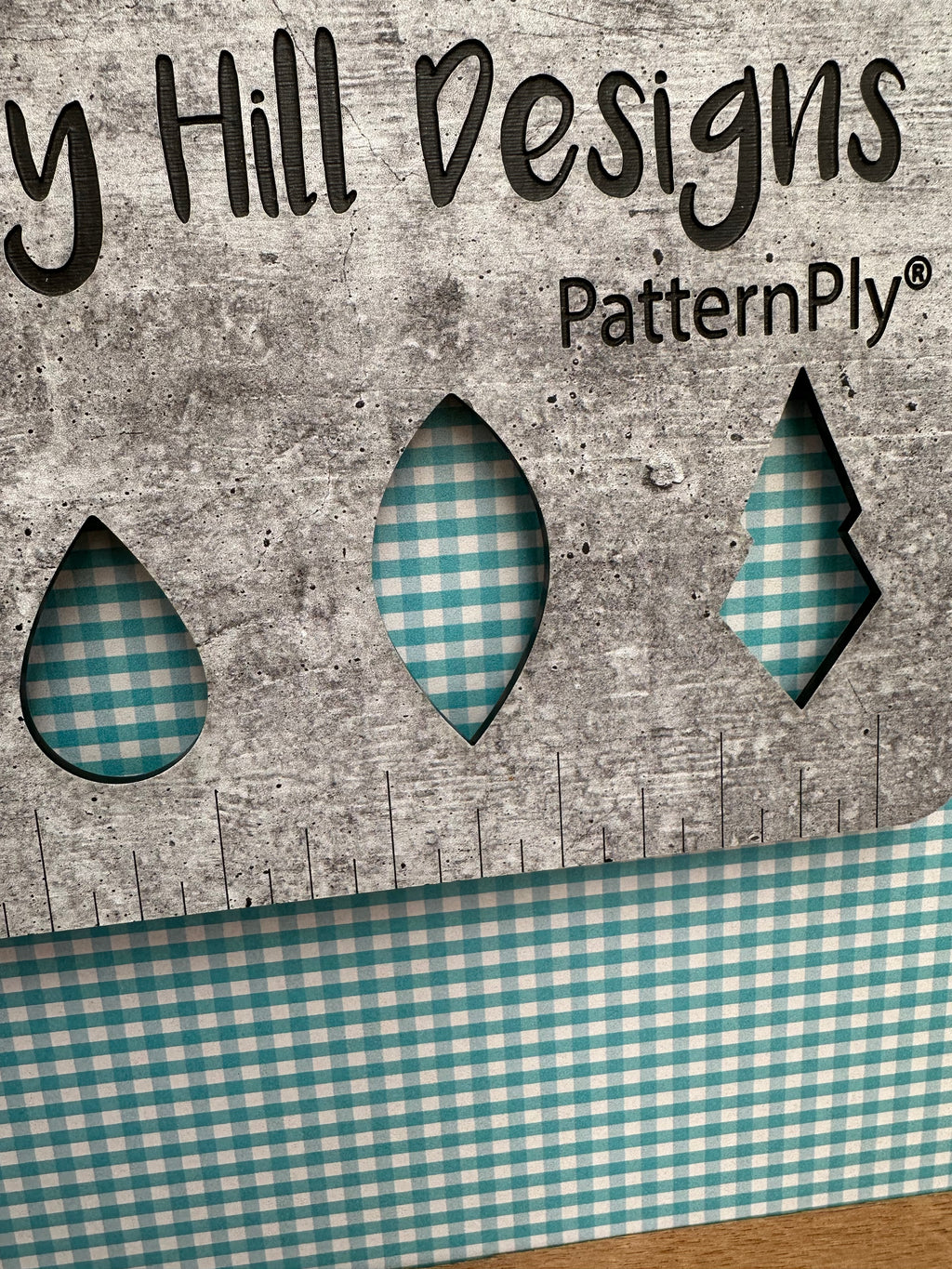 PatternPly® Full Coverage Micro Blue Gingham sheet showing the pattern