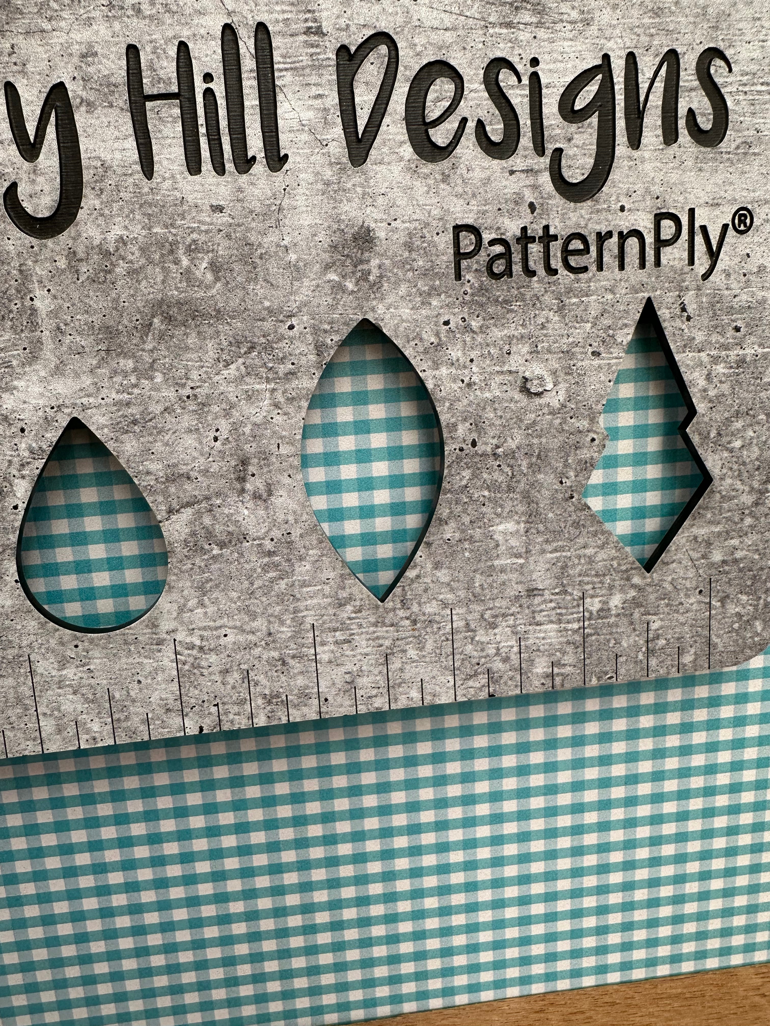 PatternPly® Full Coverage Micro Blue Gingham sheet showing the pattern