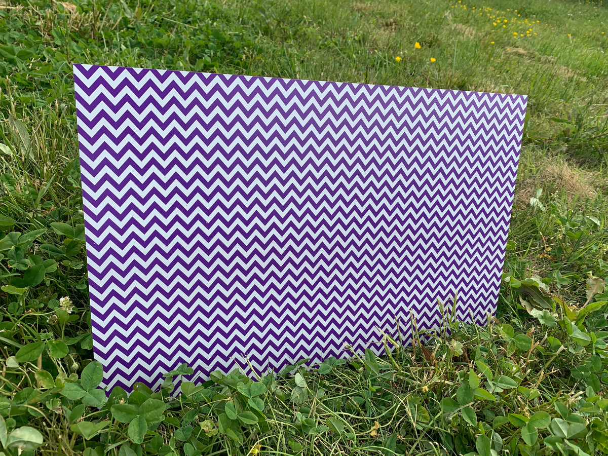PatternPly® Full Coverage Purple and White Chevron product photo 3