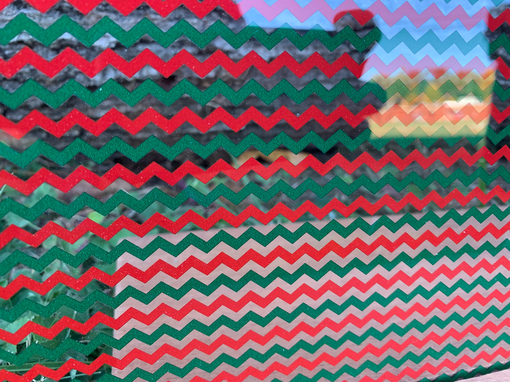 PatternPly® Scattered Christmas Chevron sheet showing the pattern
