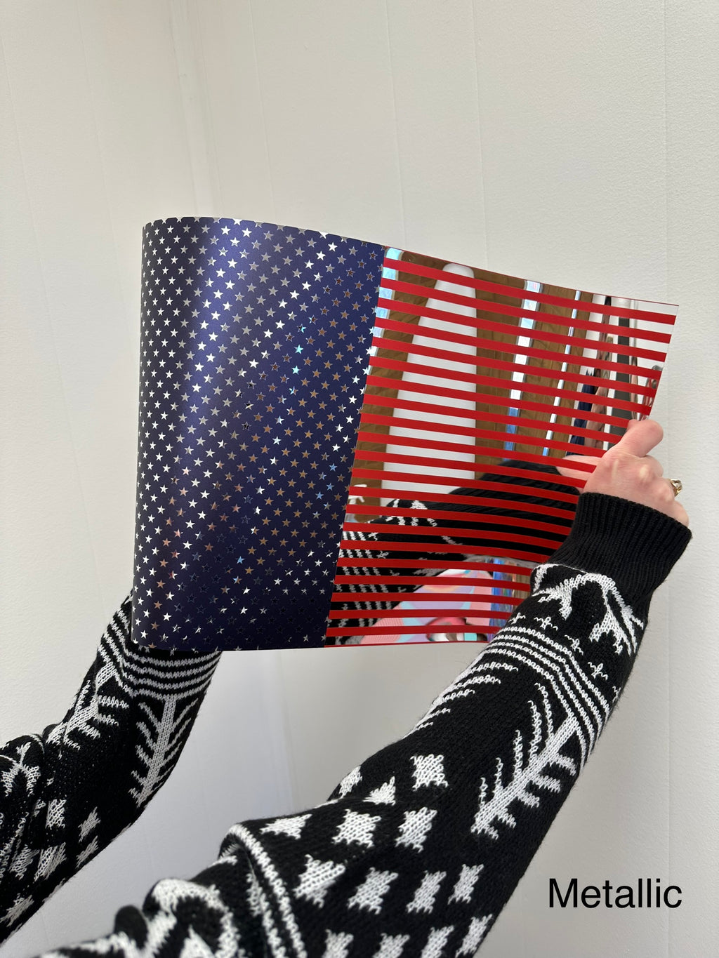 PatternPly® Transparent US Flag sheet showing the pattern