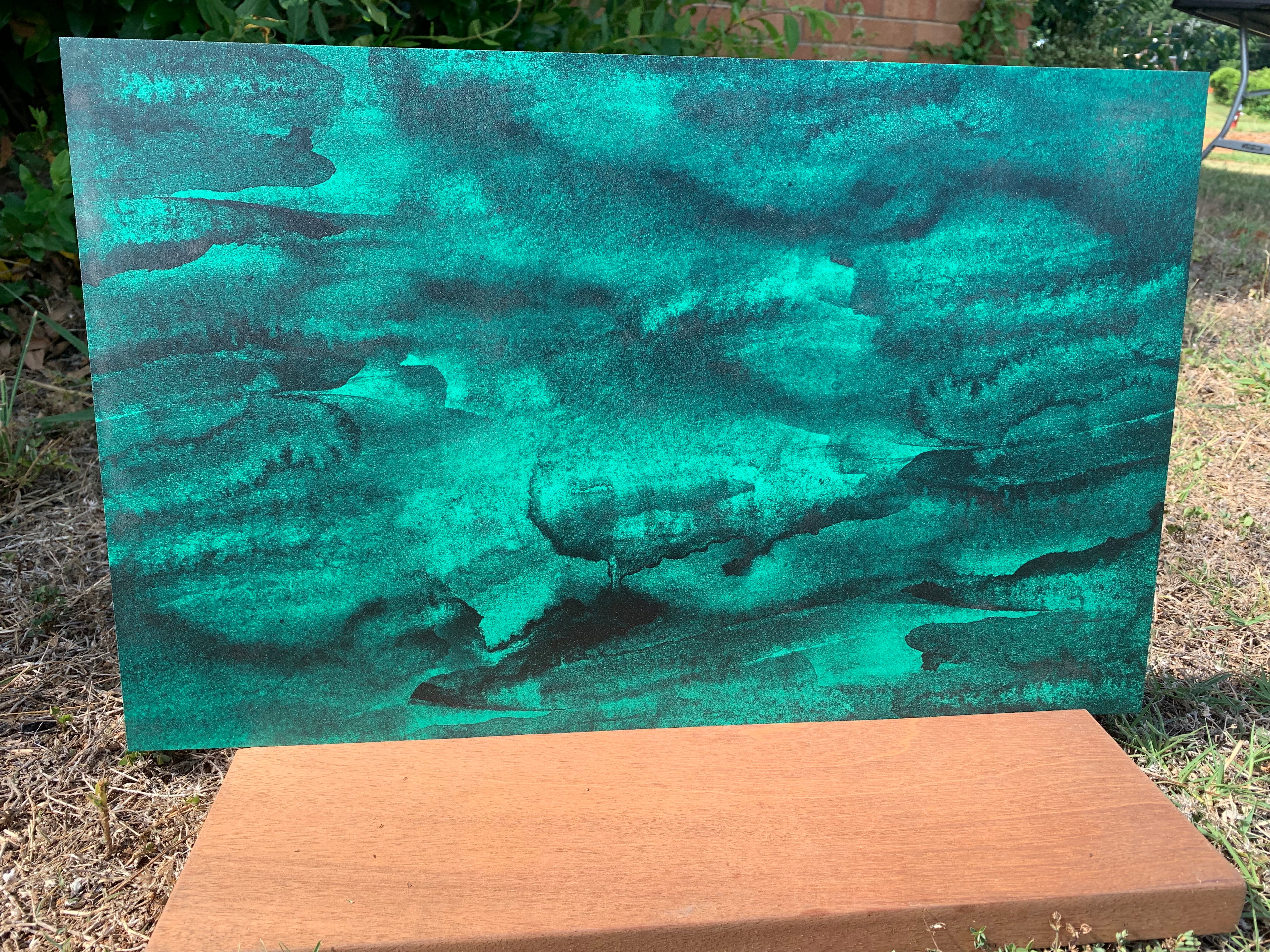 PatternPly® Full Coverage Dark Green Storm sheet showing the pattern