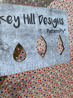 PatternPly® Scattered Red, White, and Blue Star Confetti sheet showing the pattern