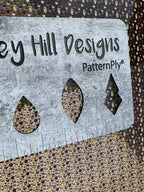 PatternPly® Scattered Christmas Cocktails sheet showing the pattern