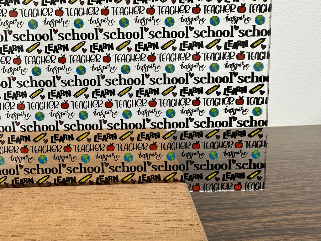 PatternPly® Scattered Micro Teaching Words sheet showing the pattern
