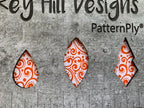PatternPly® Scattered Christmas Scrolls WHITE product photo 5