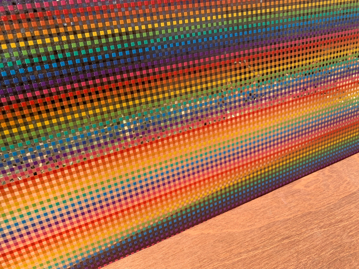 PatternPly® Scattered Micro Rainbow Buffalo Plaid product photo 4