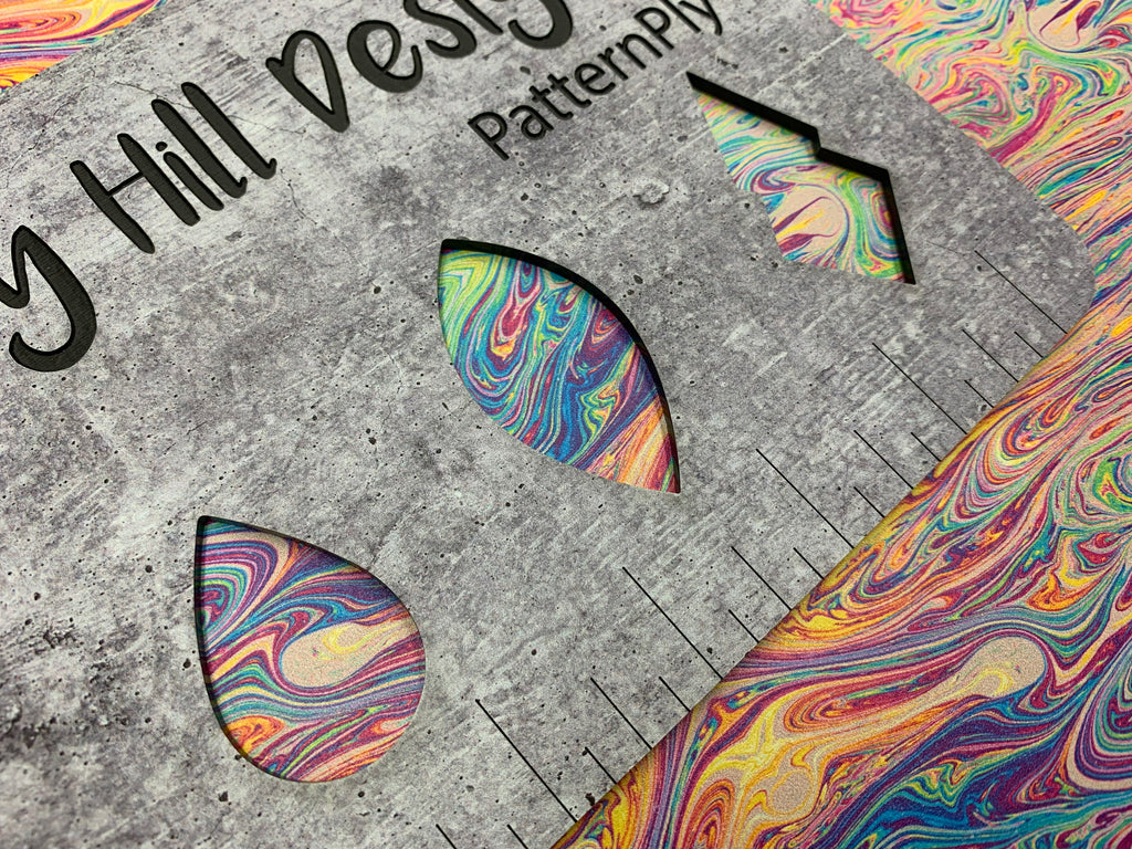 PatternPly® Full Coverage Micro Melting Swirl sheet showing the pattern