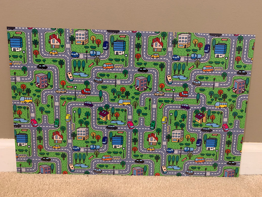 PatternPly® Full Coverage Playmat sheet showing the pattern