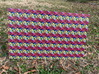 PatternPly® Full Coverage Stained Glass sheet showing the pattern