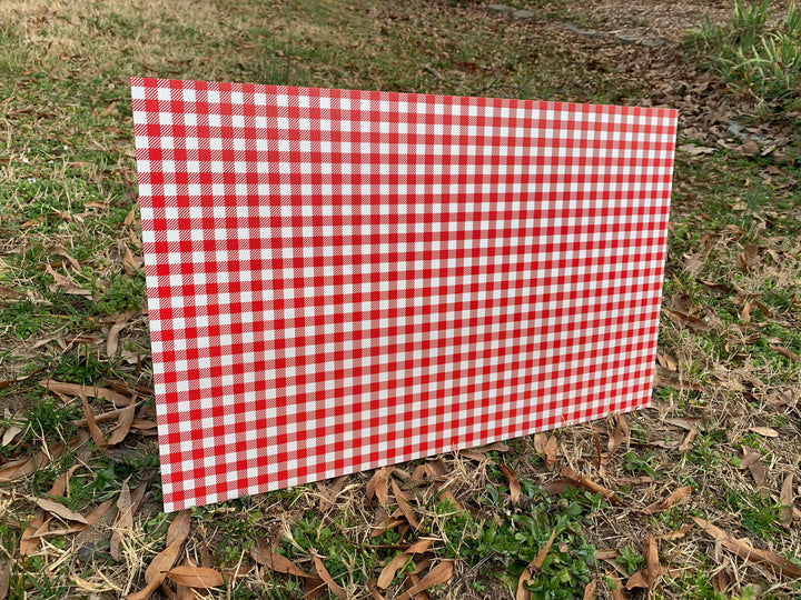 PatternPly® Red Gingham