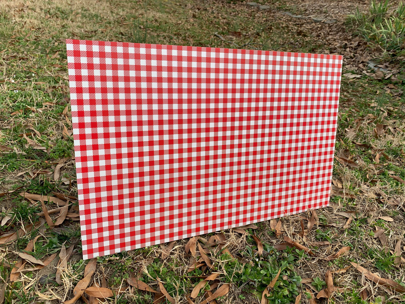 PatternPly® Red Gingham