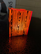 PatternPly® Acrylic Solid Black on Orange (Fluorescent), one sided for backlighting product photo 2