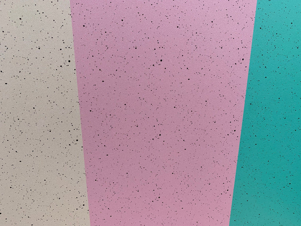 PatternPly® Full Coverage Brown, Pink, and Teal Speckled Egg Trio product photo 3