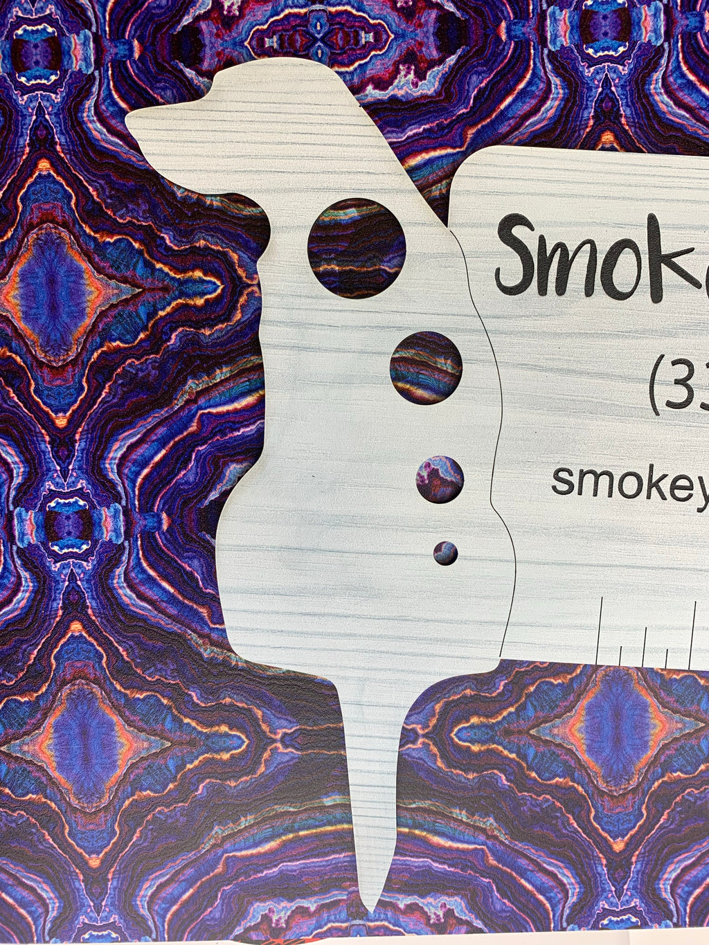 PatternPly® Full Coverage Micro Purple Gem sheet showing the pattern