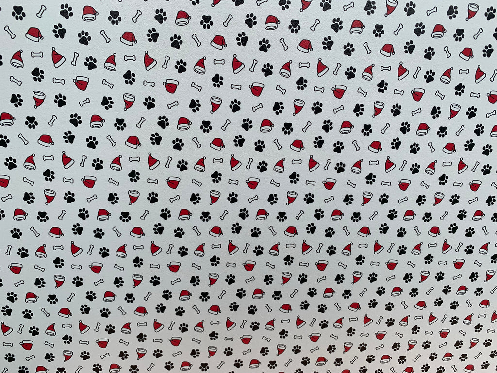 PatternPly® Full Coverage Christmas Pawprints product photo 4