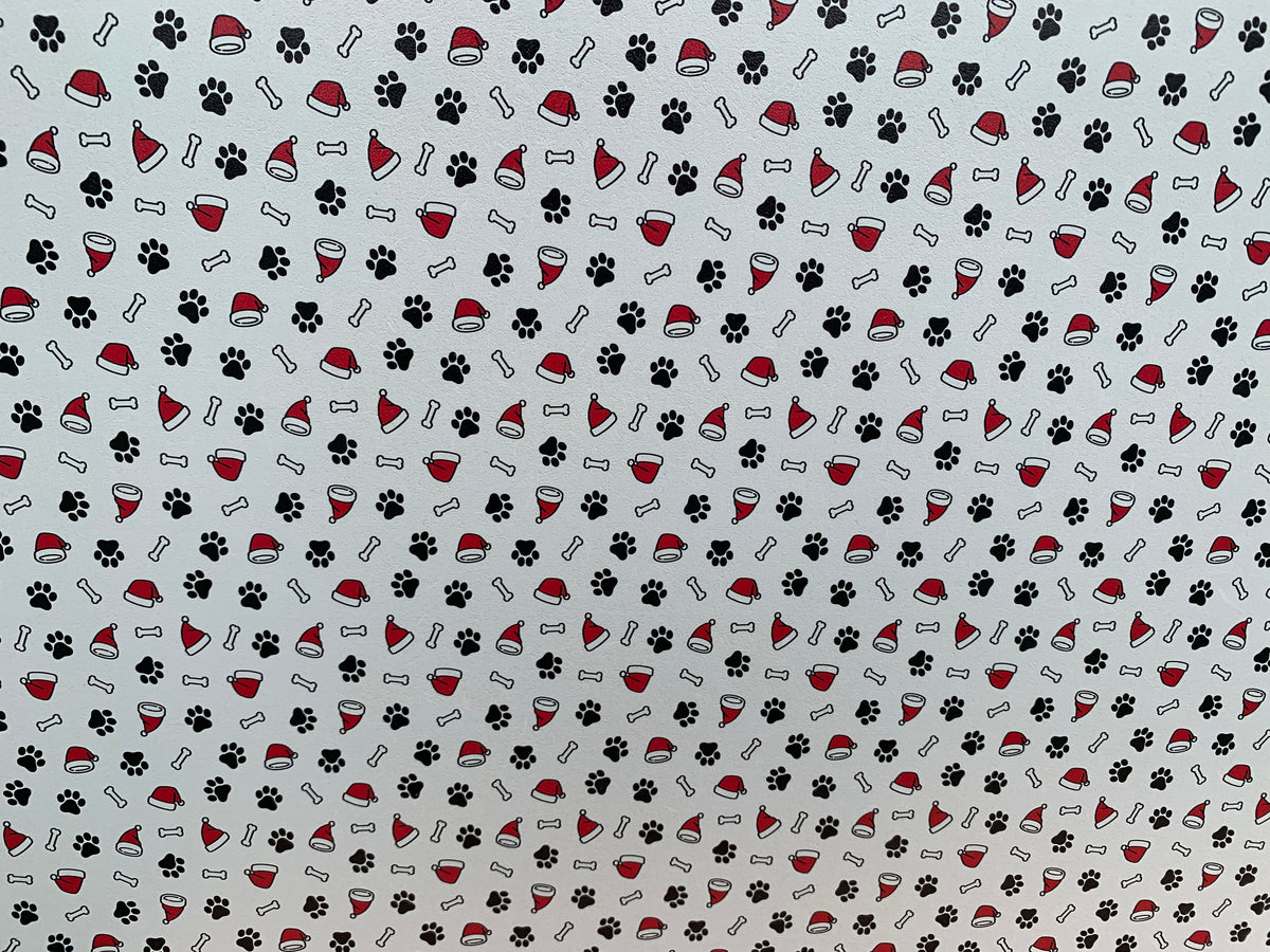 PatternPly® Full Coverage Christmas Pawprints product photo 4