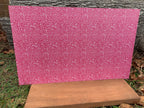 PatternPly® Full Coverage Double Pink Leopard sheet showing the pattern