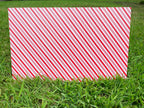 PatternPly® Full Coverage Red and White Candy Cane sheet showing the pattern