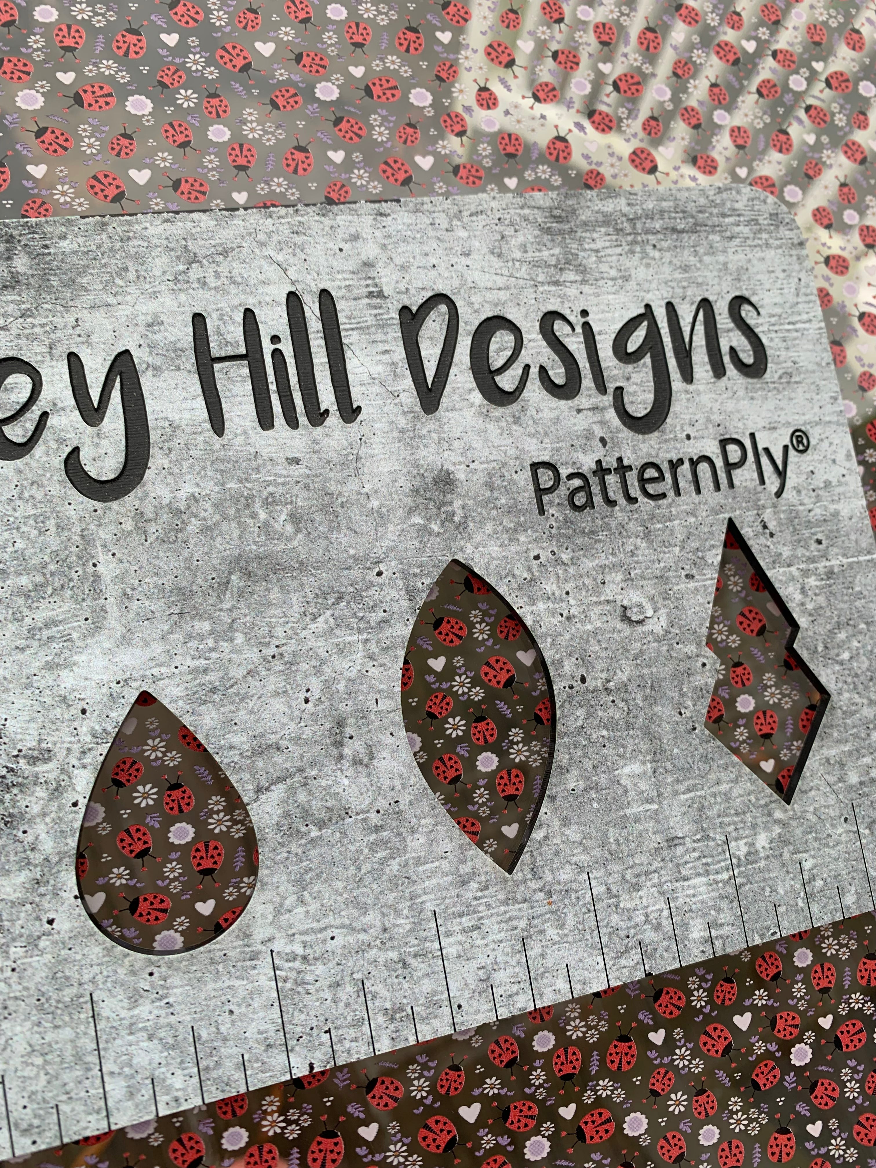 PatternPly® Scattered Love Bugs sheet showing the pattern