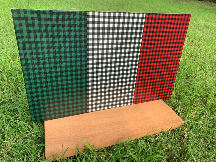 PatternPly® Buffalo Plaid Trio