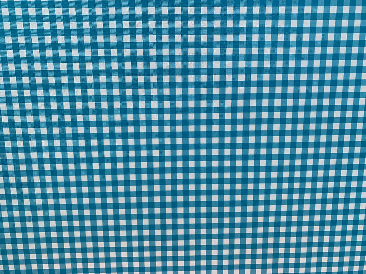 PatternPly® Turquoise and White Buffalo Plaid