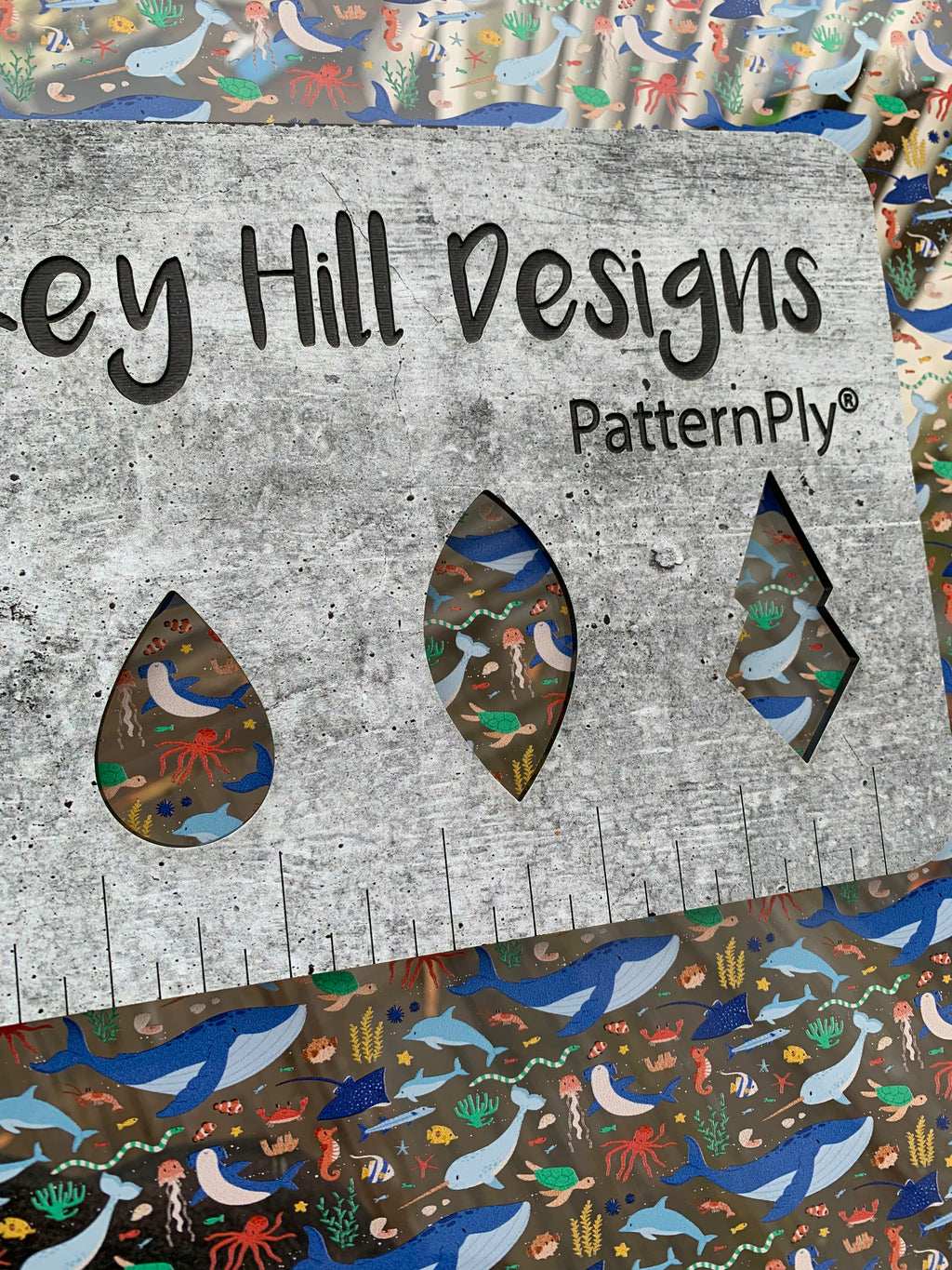 PatternPly® Scattered Sea Creatures sheet showing the pattern