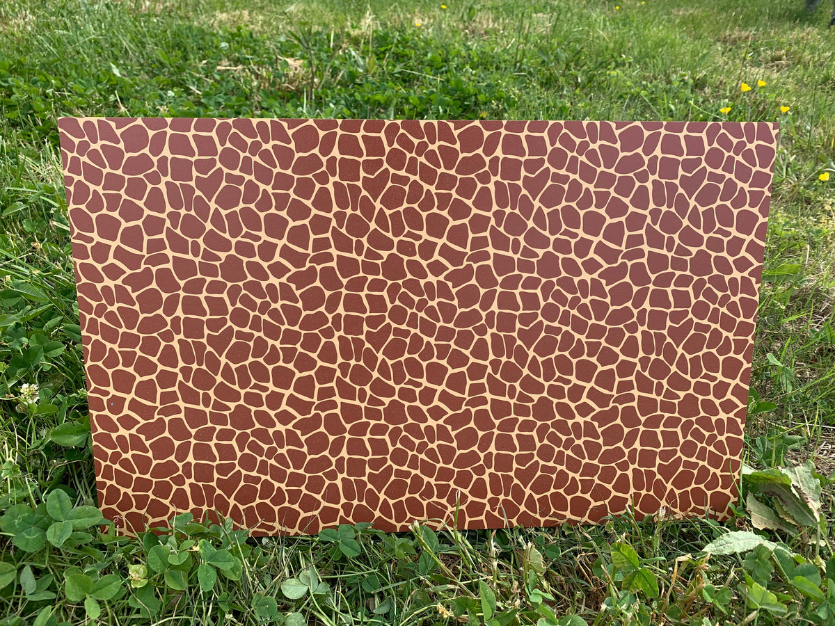 PatternPly® Full Coverage Giraffe sheet showing the pattern