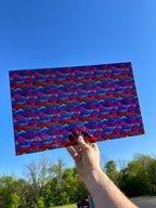 PatternPly® Transparent Bold Mountains sheet showing the pattern