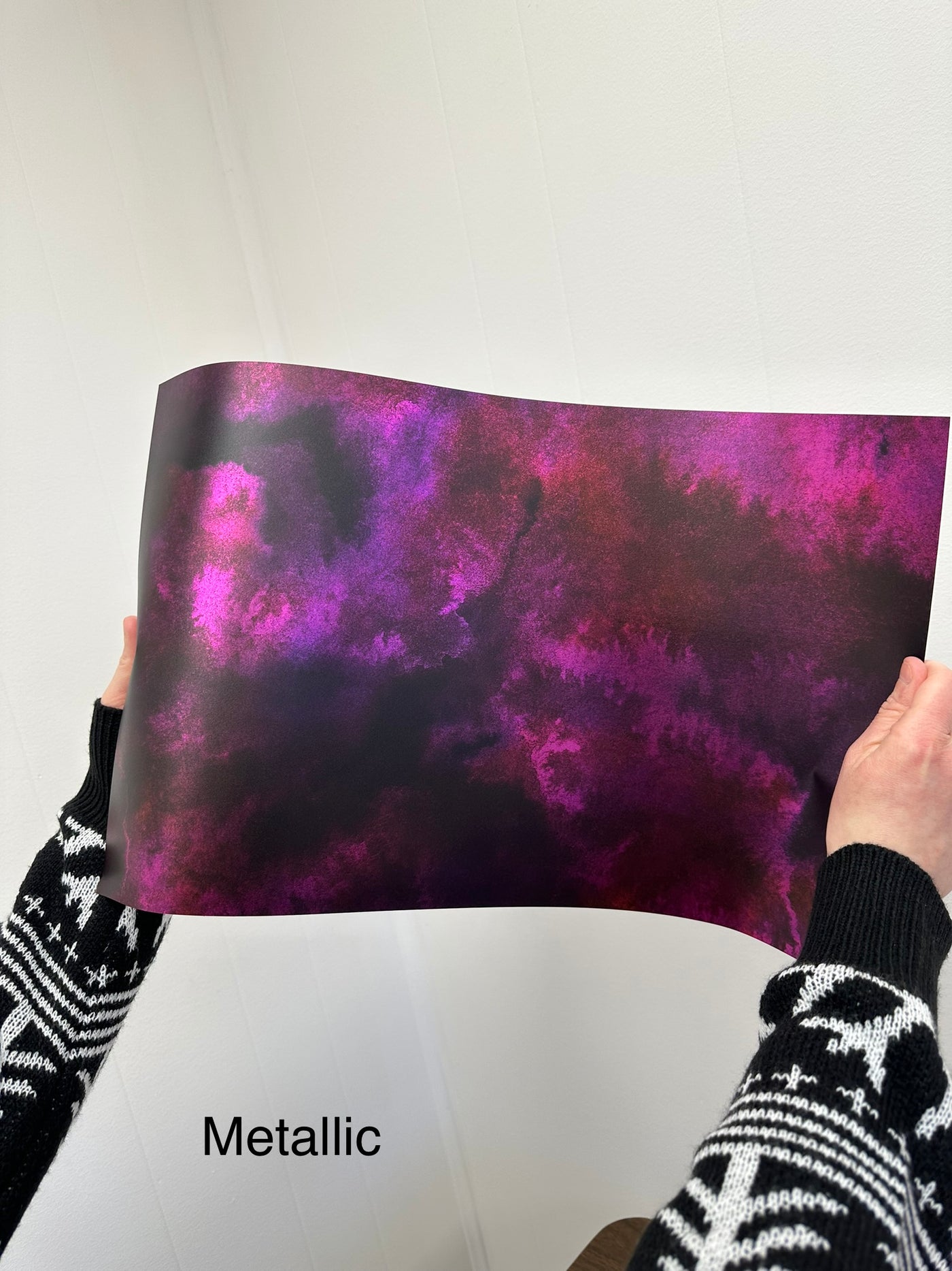 PatternPly® Acrylic Transparent Magenta Ink Clouds