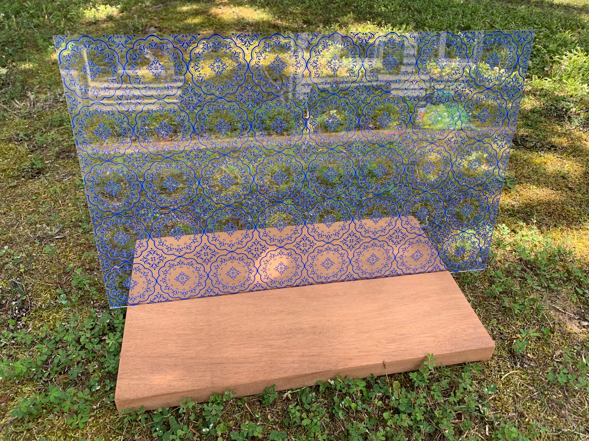 PatternPly® Scattered Blue China Circles product photo 2