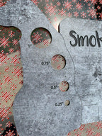PatternPly® Scattered Candy Cane Snowflakes product photo 3