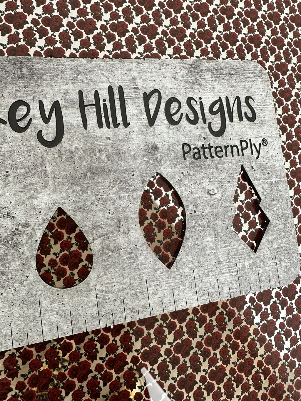 PatternPly® Scattered Deep Red Roses product photo 2