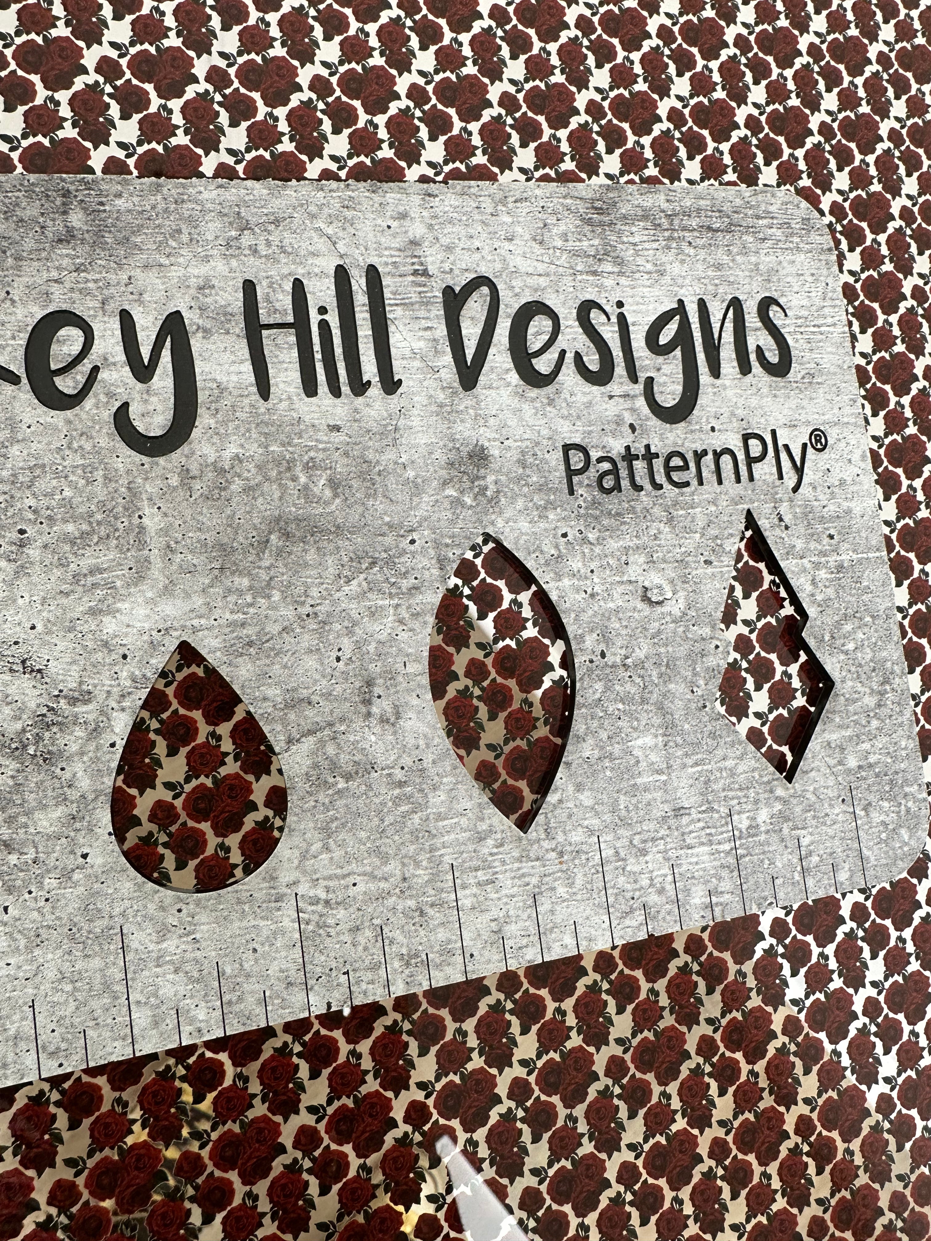 PatternPly® Scattered Deep Red Roses product photo 2