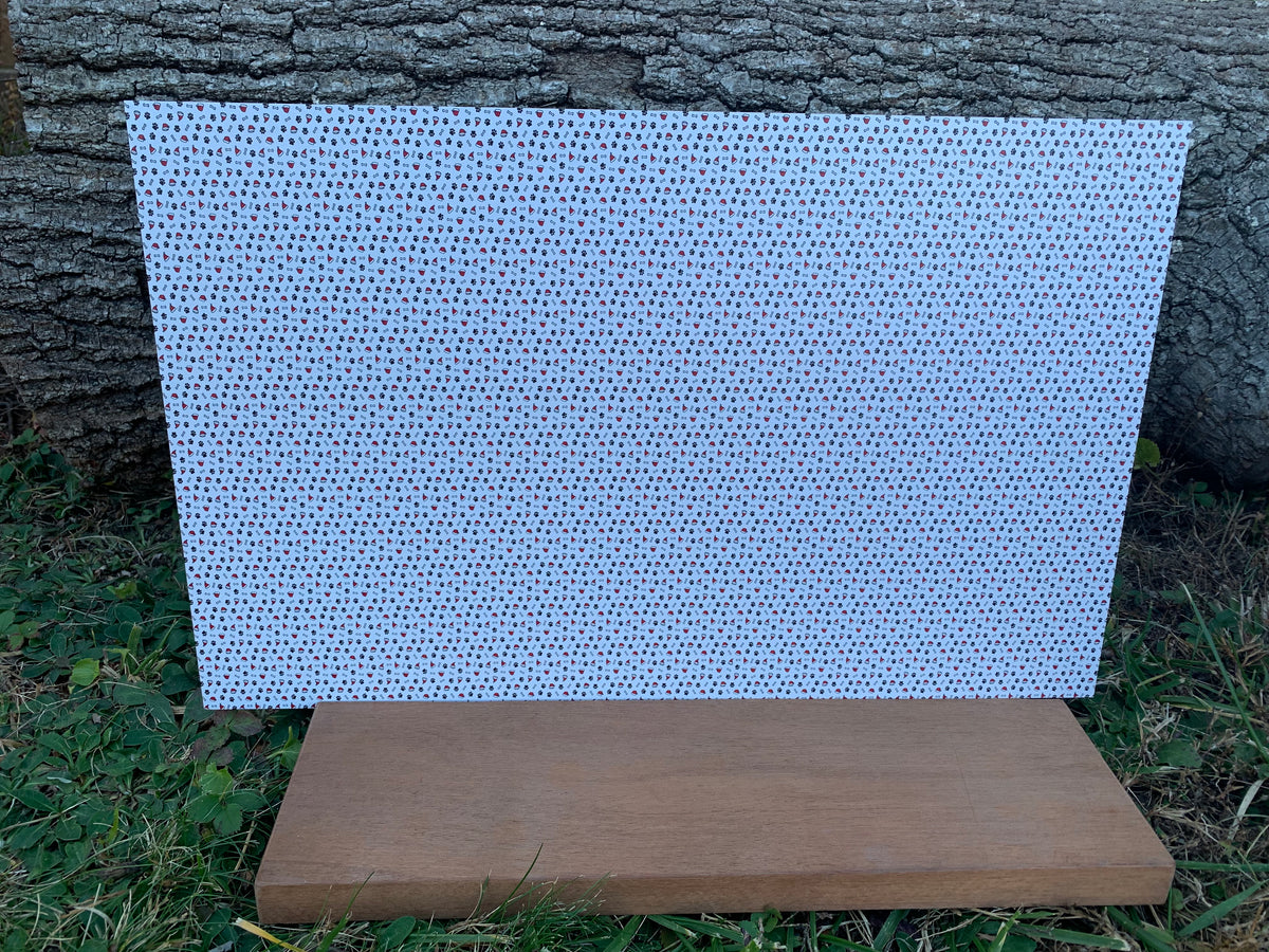 PatternPly® Full Coverage Micro Christmas Pawprints product photo 4