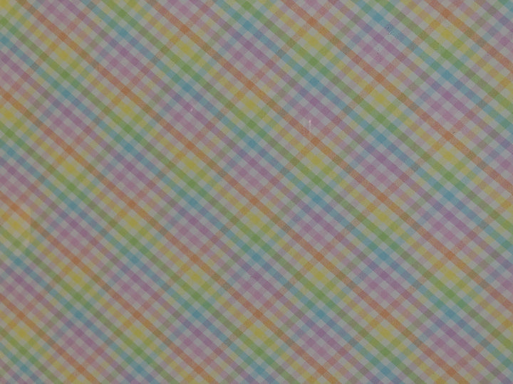 PatternPly® Acrylic Pastel Plaid 2, Two Sided on Clear