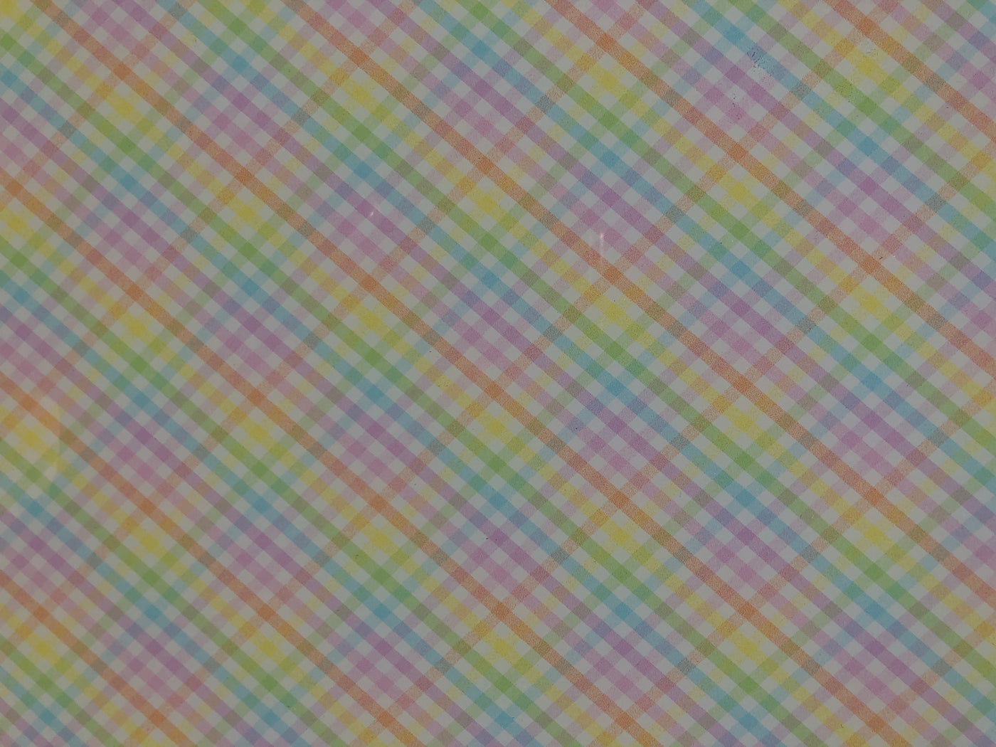 PatternPly® Acrylic Pastel Plaid 2, Two Sided on Clear