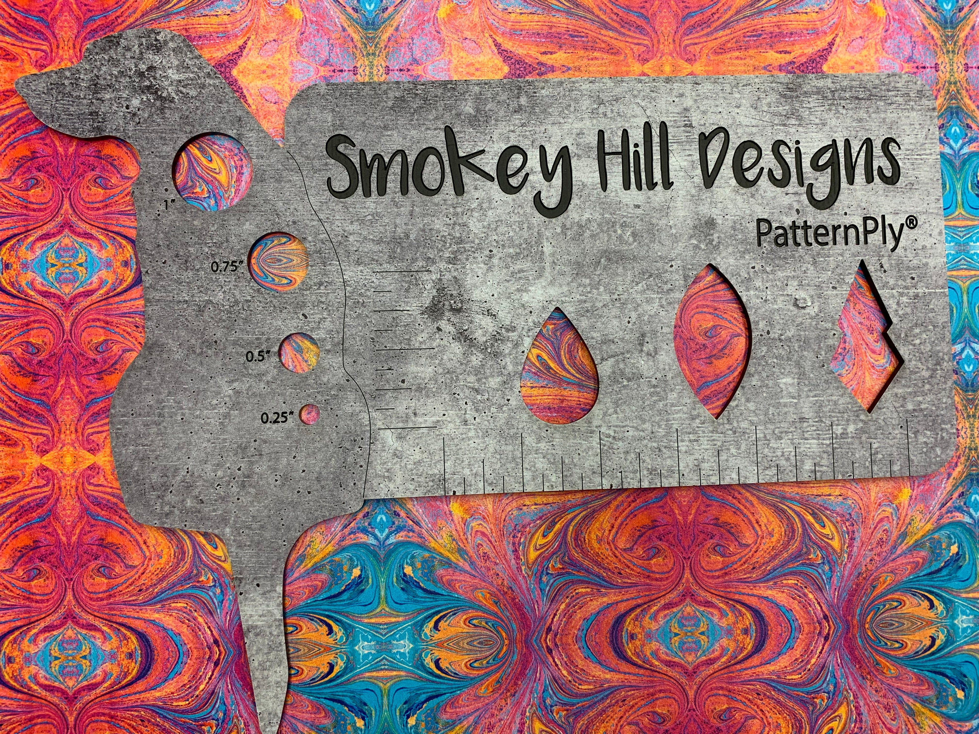PatternPly® Full Coverage Micro Pink and Blue Paint Pour product photo 3