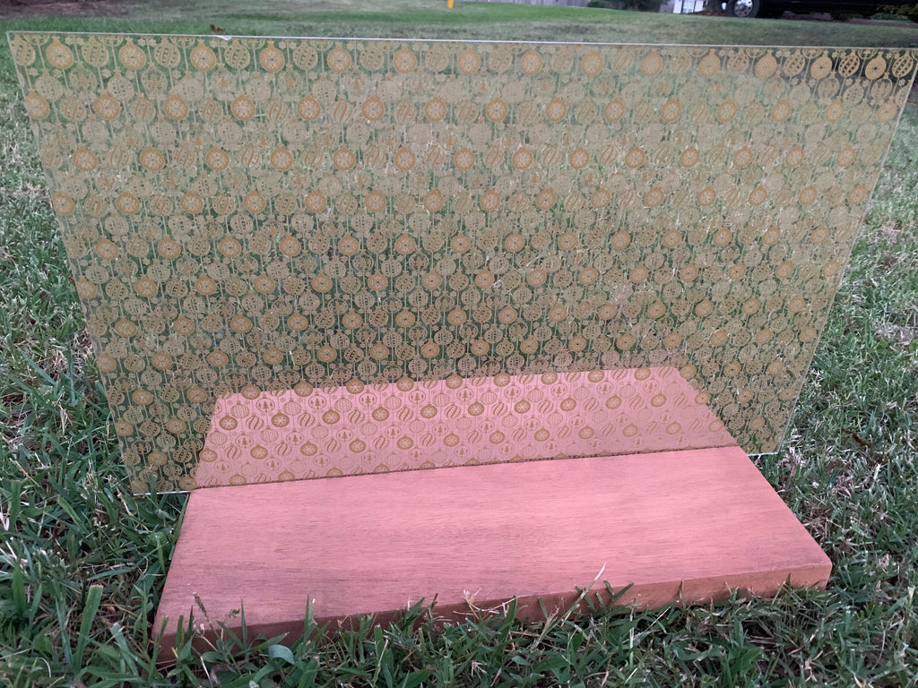 PatternPly® Scattered Gold Ornaments sheet showing the pattern