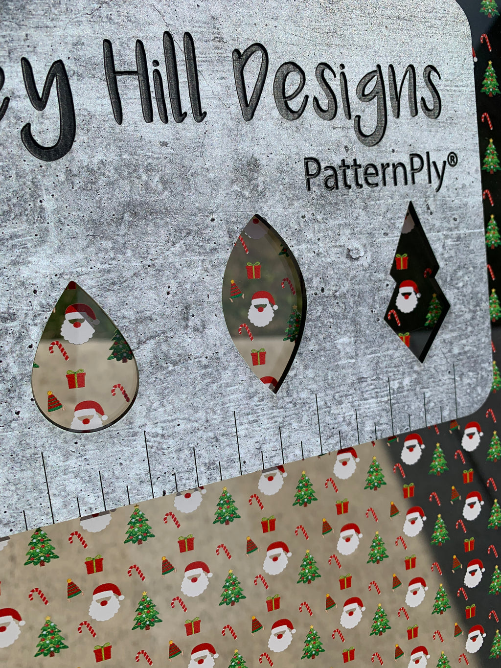 PatternPly® Scattered Christmas Symbols sheet showing the pattern