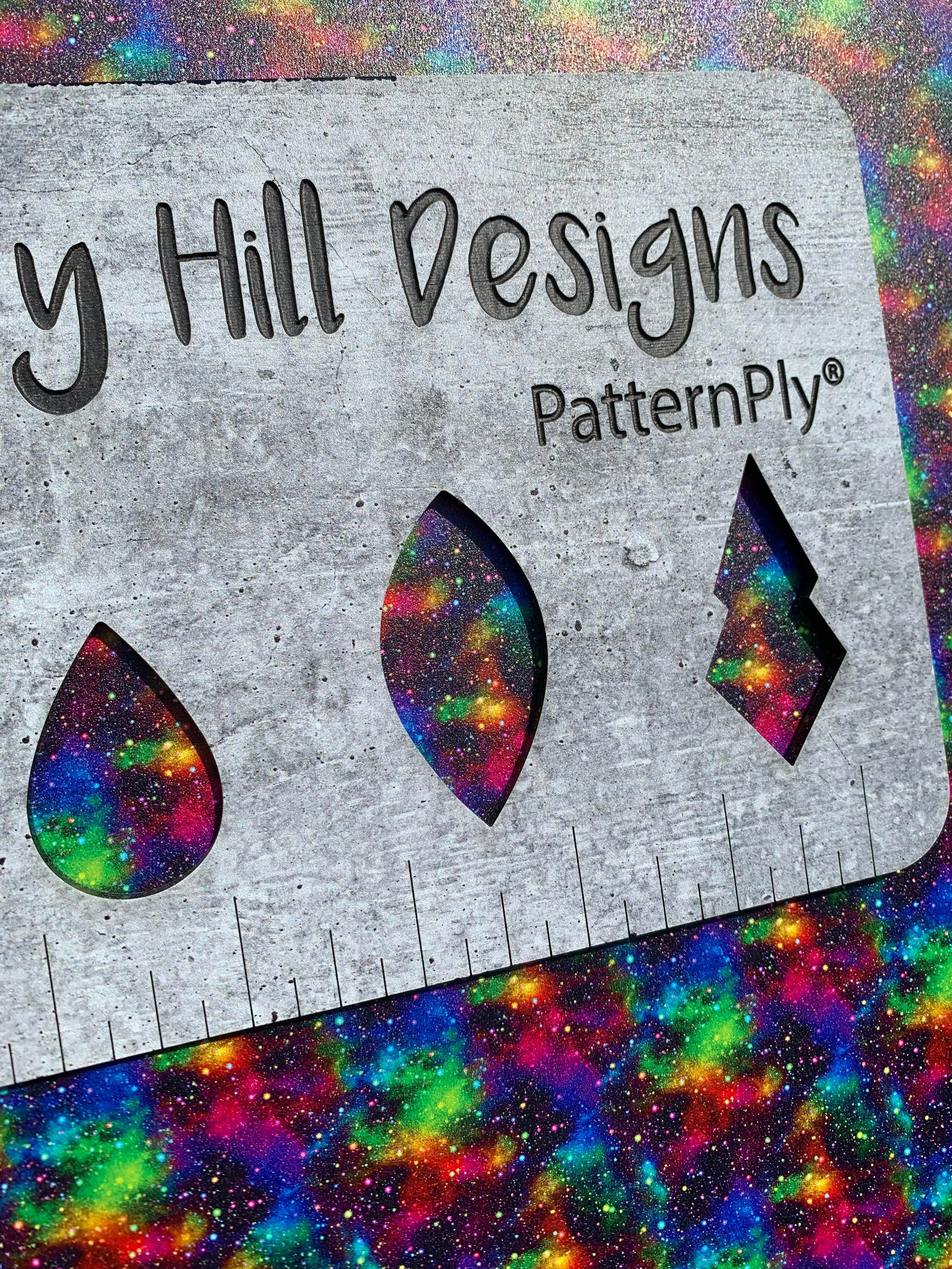 PatternPly® Full Coverage Rainbow Galaxy sheet showing the pattern