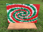 PatternPly® Full Coverage Christmas Tie Dye sheet showing the pattern