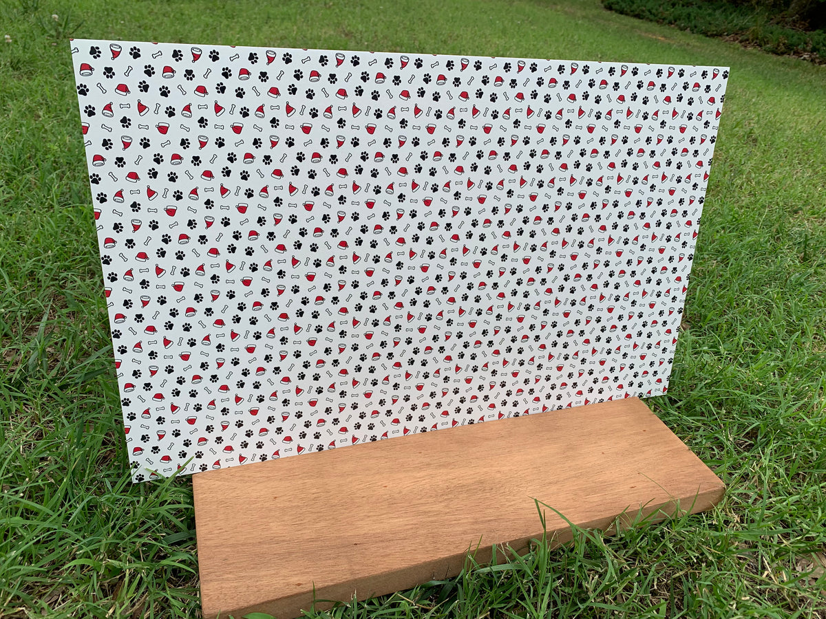 PatternPly® Full Coverage Christmas Pawprints product photo 3