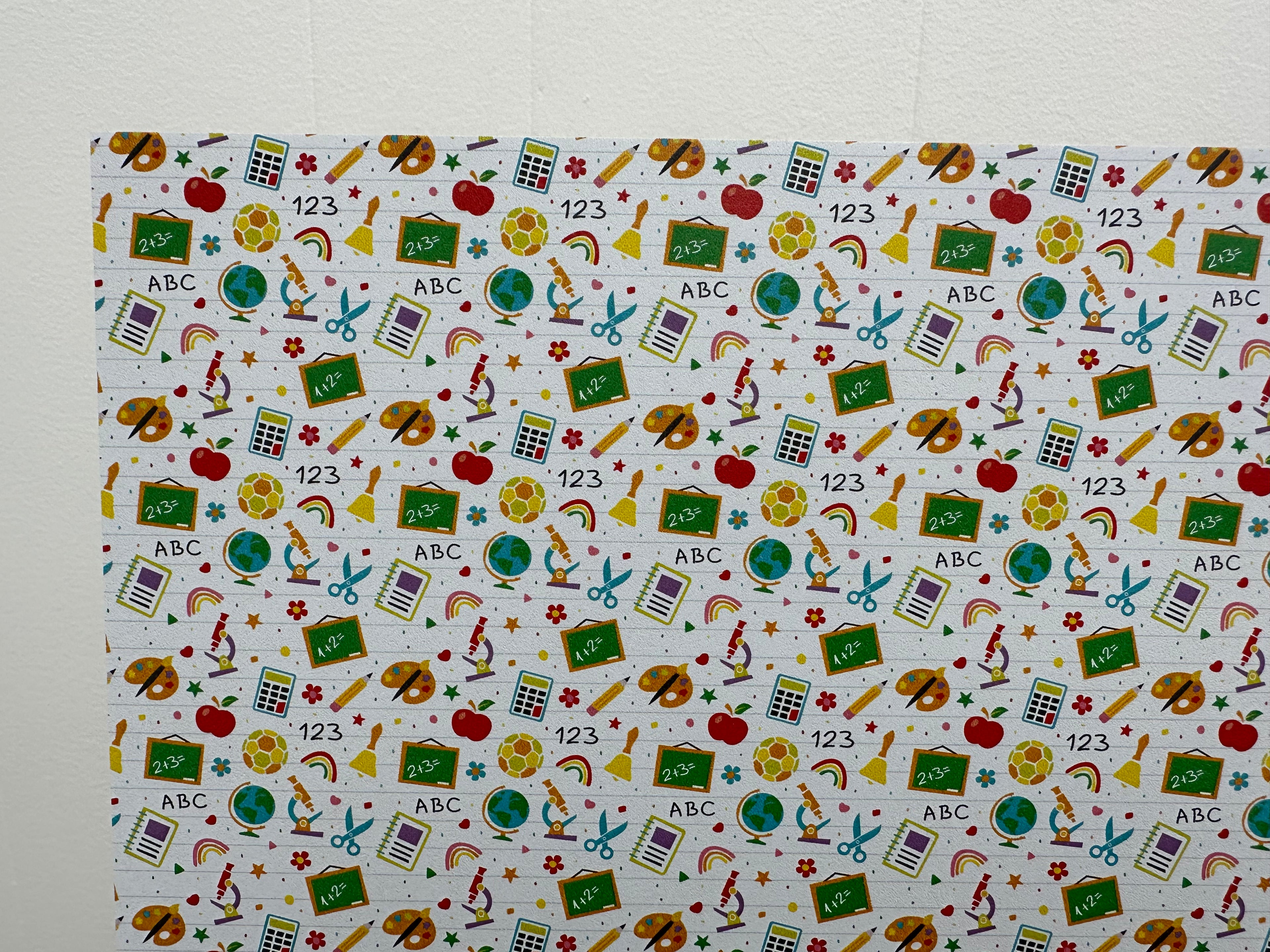PatternPly® Full Coverage Teacher Notebook sheet showing the pattern
