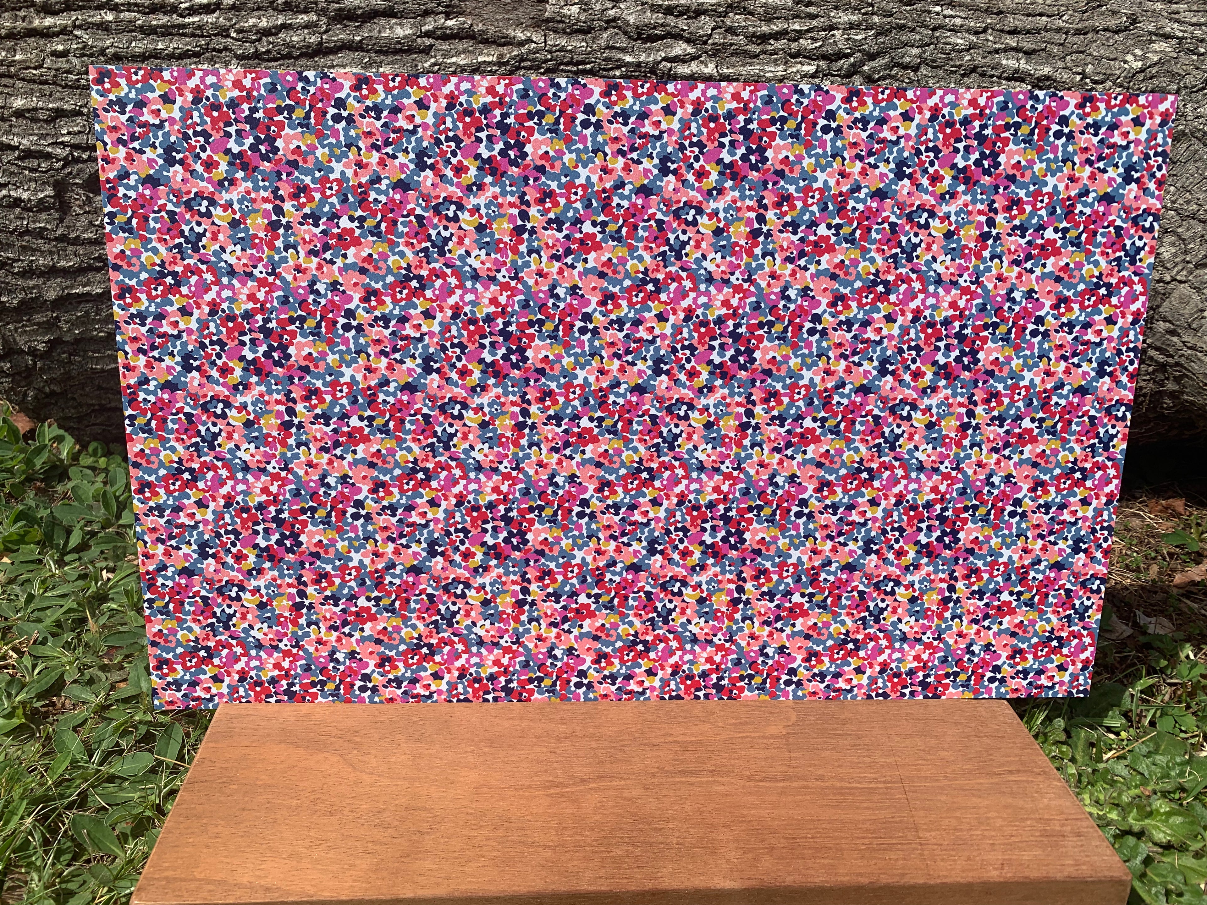 PatternPly® Full Coverage Rainbow Floral sheet showing the pattern